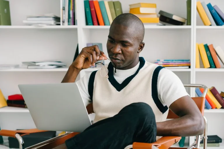 a person learning to sell digital products online over 50